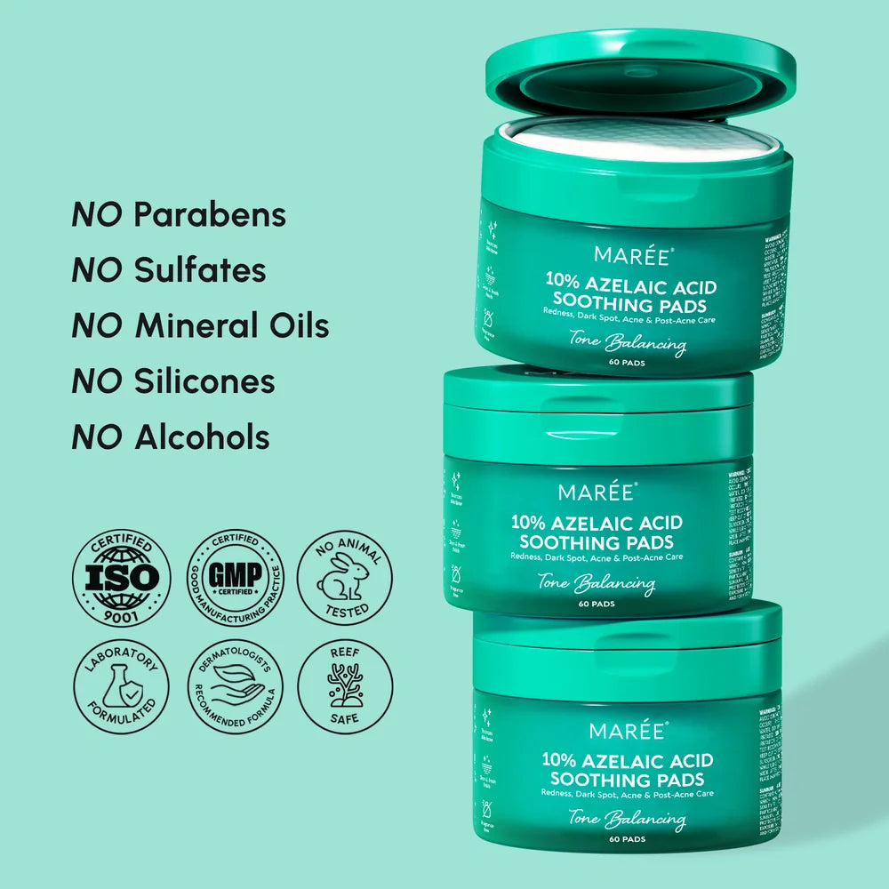 Azelaic Acid Soothing Pads by Marée®